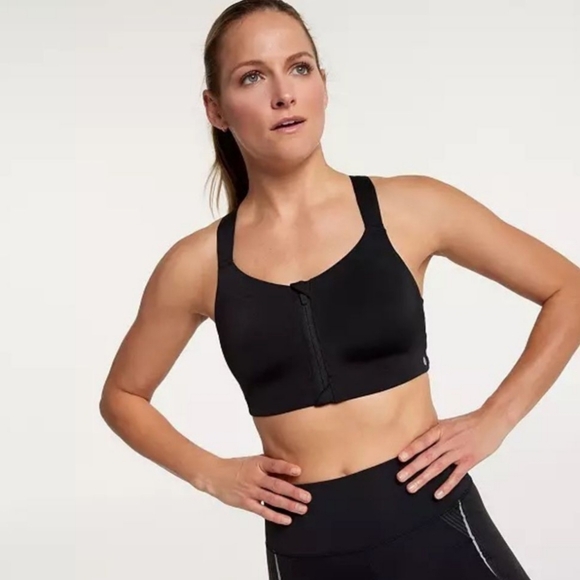 CALIA Women's Go All Out Zip Front Sports Bra - Picture 1 of 9